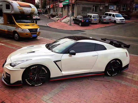 Full Body Kit For Nissan GTR R35 PP Material Front Bumper Lip Side Skirt